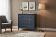 Como Midnight Blue 4 Drawer Chest of Drawers - Luminex FurnitureChest of DrawersCMB514