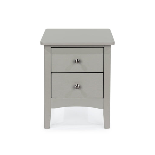 Como Painted Grey Bedside Cabinet - 2 Petite Drawer - LuminexFurnitureBedside TableCMG509