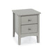 Como Painted Grey Bedside Cabinet - 2 Petite Drawer - LuminexFurnitureBedside TableCMG509