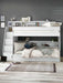 Coral Staircase Bunk All White - Luminex FurnitureBunk BedCAM810