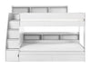 Coral Staircase Bunk All White - Luminex FurnitureBunk BedCAM810