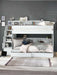 Coral Staircase Bunk All White - Luminex FurnitureBunk BedCAM810