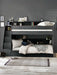 Coral Staircase Bunk Anthracite – Kids’ Bunk Bed with Storage - Luminex FurnitureBunk BedCAM811