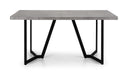 Coralie Concrete Effect Dining Table & 6 Whitley Chairs – Industrial Dining Set - Luminex FurnitureDining SetMIL071