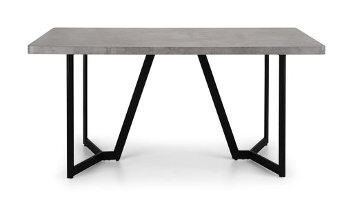 Coralie Concrete Effect Dining Table & 6 Whitley Chairs – Industrial Dining Set - Luminex FurnitureDining SetMIL071