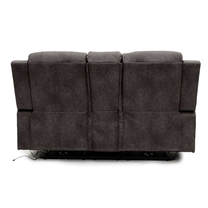 Corinthia Brown 2 Seater Tech Recliner Sofa – Electric with LED - Luminex FurnitureSofasclove_brown_2_str
