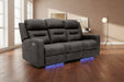 Corinthia Brown 3 Seater Tech Recliner Sofa – Electric with LED - Luminex FurnitureSofasclove_brown_3_str