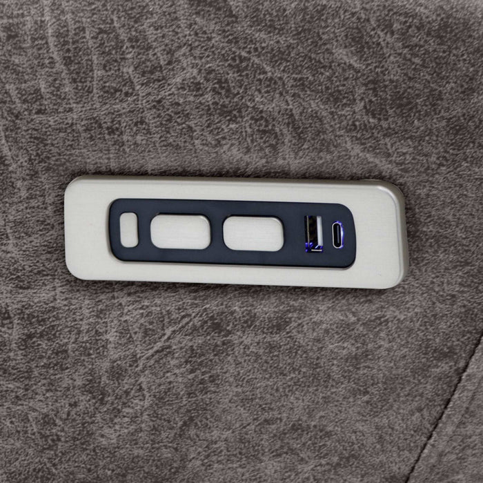 Corinthia Brown 3 Seater Tech Recliner Sofa – Electric with LED - Luminex FurnitureSofasclove_brown_3_str