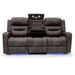 Corinthia Brown 3 Seater Tech Recliner Sofa – Electric with LED - Luminex FurnitureSofasclove_brown_3_str