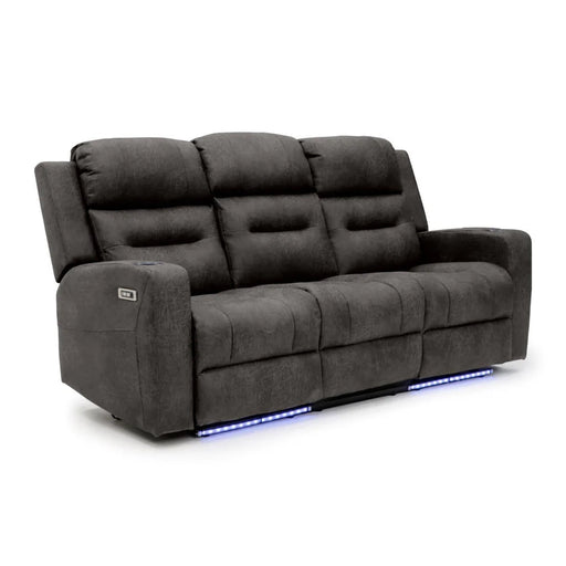 Corinthia Brown 3 Seater Tech Recliner Sofa – Electric with LED - Luminex FurnitureSofasclove_brown_3_str