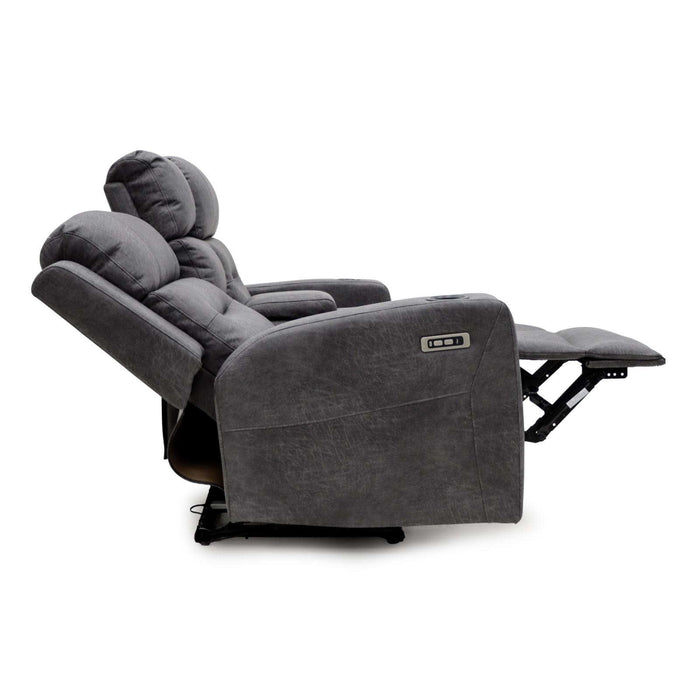 Corinthia Grey 2 Seater Tech Recliner Sofa – Electric with LED - Luminex FurnitureSofasclove_grey_2_str