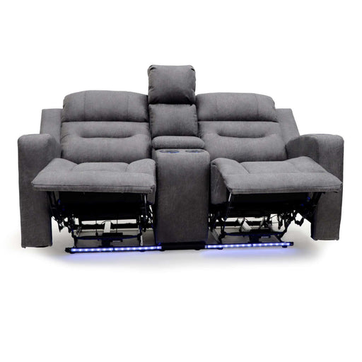 Corinthia Grey 2 Seater Tech Recliner Sofa – Electric with LED - Luminex FurnitureSofasclove_grey_2_str