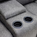 Corinthia Grey 2 Seater Tech Recliner Sofa – Electric with LED - Luminex FurnitureSofasclove_grey_2_str