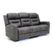 Corinthia Grey 3 Seater Tech Recliner Sofa – Electric with LED - Luminex FurnitureSofasclove_grey_3_str