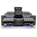 Corinthia Grey 3 Seater Tech Recliner Sofa – Electric with LED - Luminex FurnitureSofasclove_grey_3_str