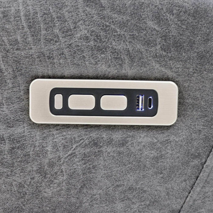 Corinthia Grey 3 Seater Tech Recliner Sofa – Electric with LED - Luminex FurnitureSofasclove_grey_3_str