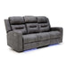 Corinthia Grey 3 Seater Tech Recliner Sofa – Electric with LED - Luminex FurnitureSofasclove_grey_3_str