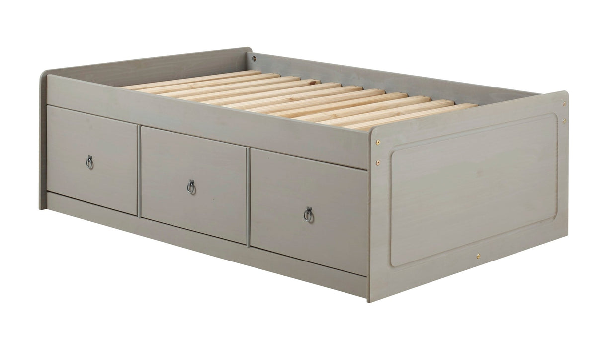 Corona 3'0" Cabin Bed - Grey Wax - LuminexFurnitureBedCRG800