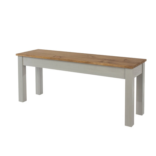 Corona Bench Seat Grey - Solid Pine - LuminexFurnitureBench SeatCRG108