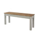Corona Bench Seat Grey - Solid Pine - LuminexFurnitureBench SeatCRG108