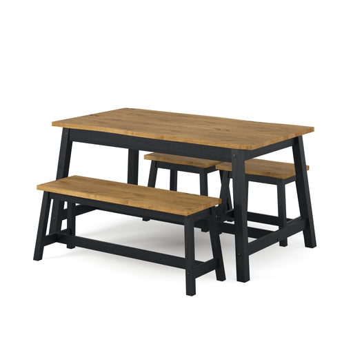 Corona Black Dining Table Live Edge Large - LuminexFurnitureDining TableCRBTB200