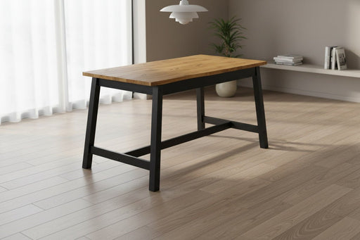 Corona Black Dining Table Live Edge - Luminex FurnitureDining TableCRBTB200