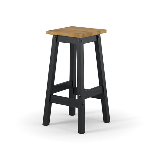 Corona Black High Breakfast Stools (pair) - LuminexFurnitureStoolCRB205