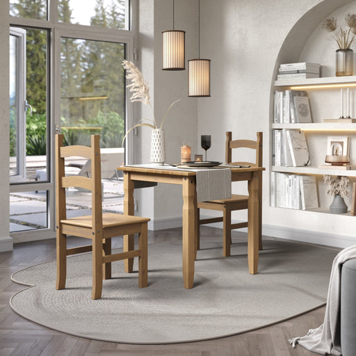 Corona Dining Set - Square Table & 2 Chairs - LuminexFurnitureDining SetCRTBSET1