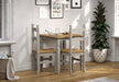 Corona Dining Table & Chair Set - Grey Wax - LuminexFurnitureDining SetCRGTBSET1