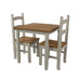 Corona Dining Table & Chair Set - Grey Wax - LuminexFurnitureDining SetCRGTBSET1