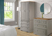 Corona Grey 2+2 Drawer Chest – Grey Wax - LuminexFurnitureChest of DrawersCRG512