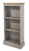 Corona Grey Bookcase Wax Low Narrow - LuminexFurnitureBookcaseCRG948