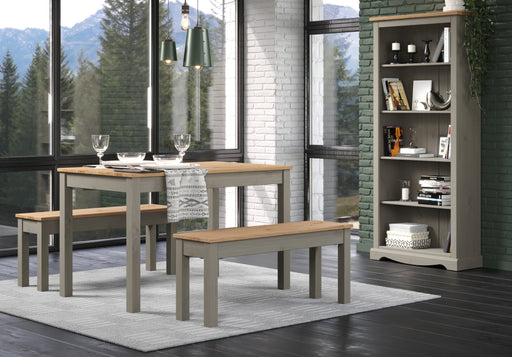 Corona Grey Bookcase Wax Tall - LuminexFurnitureBookcaseCRG924