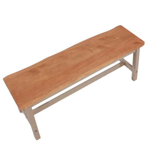 Corona Grey Dining Bench Live Edge Large - LuminexFurnitureBench SeatCRG206