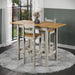 Corona Grey Dining Set High Bar Drop Leaf Table & 2 Chairs - LuminexFurnitureDining SetCRGTBSET12