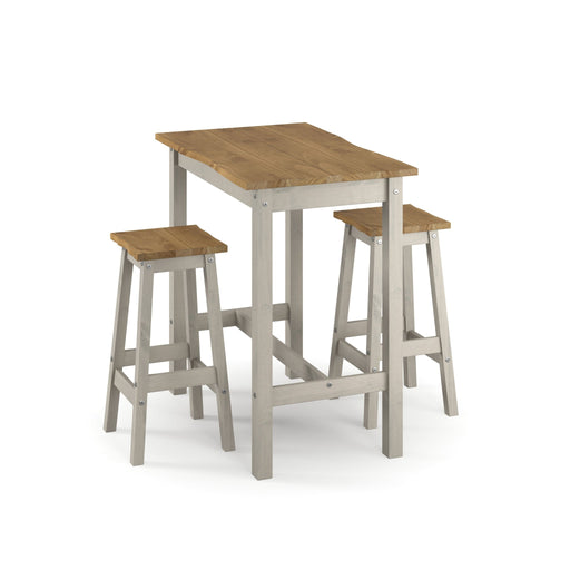 Corona Grey Dining Set Rectangular High Breakfast - LuminexFurnitureDining SetCRGTBSET22