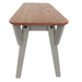 Corona Grey Dining Set Wax 140cm Kitchen Table & 2 Bench - LuminexFurnitureDining SetCRGTBSET32
