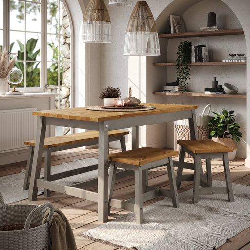 Corona Grey Dining Table Live Edge Large - LuminexFurnitureDining TableCRGTB200