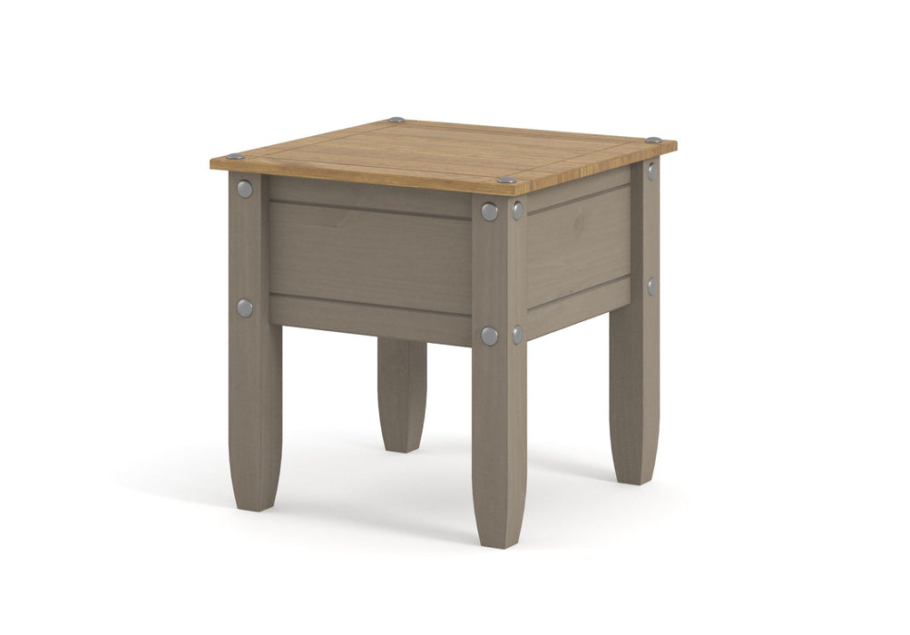 Corona Grey Lamp Table - Grey - LuminexFurnitureLamp TableCRG906