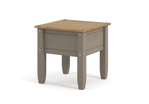 Corona Grey Lamp Table - Grey - LuminexFurnitureLamp TableCRG906