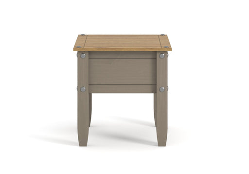 Corona Grey Lamp Table - Grey - LuminexFurnitureLamp TableCRG906
