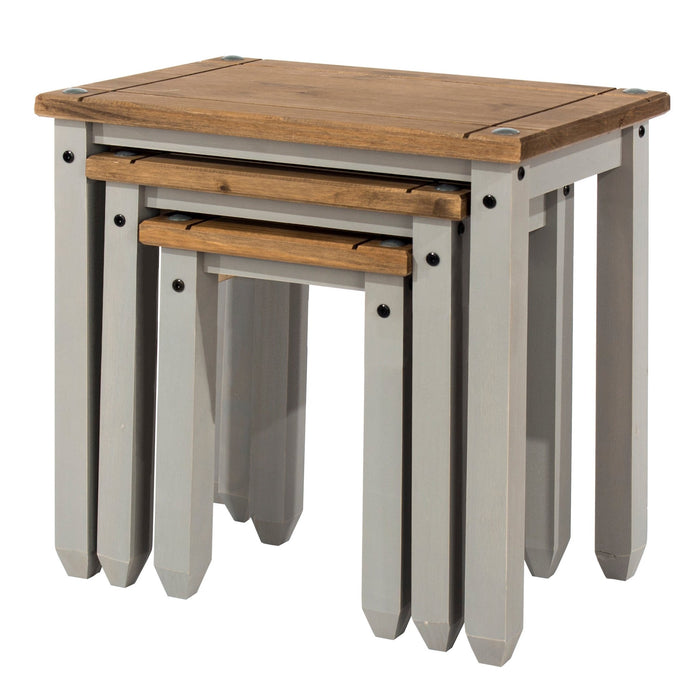 Corona Grey Nest of Table - Grey - LuminexFurnitureNest of TableCRG907