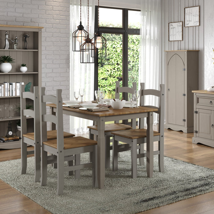 Corona Grey Sideboard Vestry Cupboard - LuminexFurnitureSideboardCRG905