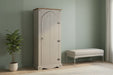 Corona Grey Sideboard Vestry Cupboard - Luminex FurnitureSideboardCRG905
