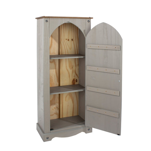 Corona Grey Sideboard Vestry Cupboard - LuminexFurnitureSideboardCRG905