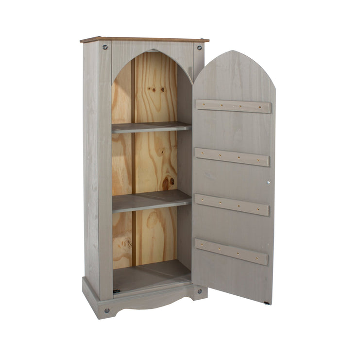 Corona Grey Sideboard Vestry Cupboard - LuminexFurnitureSideboardCRG905