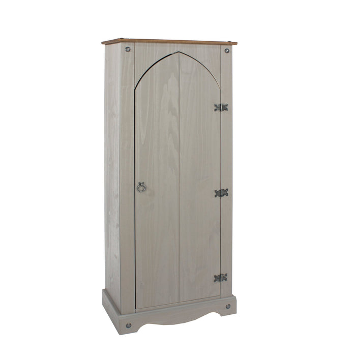 Corona Grey Sideboard Vestry Cupboard - LuminexFurnitureSideboardCRG905