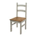 Corona Grey Solid Pine Chairs (pair) Wax Antique Waxed - LuminexFurnitureChairsCRG105