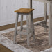 Corona High Breakfast Stools (pair) - Grey - LuminexFurnitureStoolCRG205