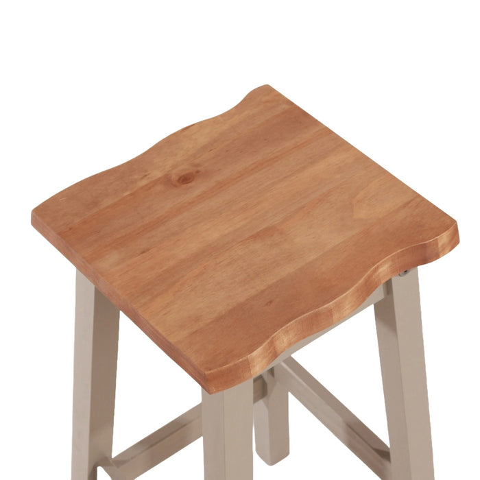 Corona High Breakfast Stools (pair) - Grey - LuminexFurnitureStoolCRG205